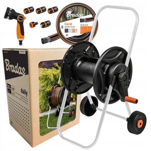  Bradas Black Line ECO-AG26020SET1 hose trolley set