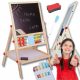  MULTIFUNCTIONAL DOUBLE-SIDED MAGNETIC CHALK BOARD + CHALK ERASER