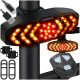  BICYCLE INDICATORS REAR SIGNAL LED INDICATORS TAIL LIGHT + REMOTE CONTROL