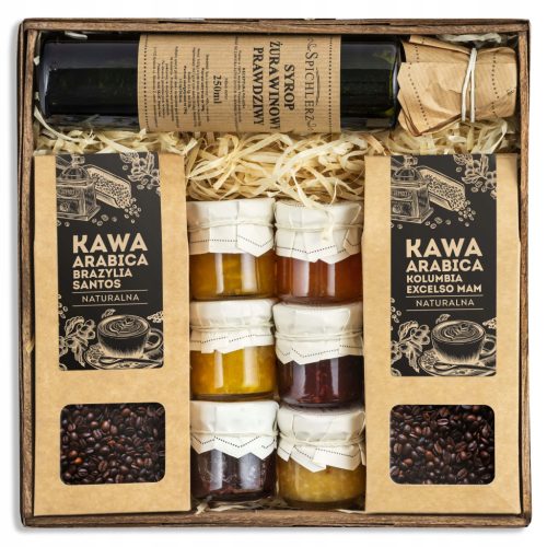  Coffee and jam set GIFT gift basket