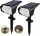  Vicalo solar lamp, black, 30 cm, 2 pcs.