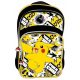  Pokemon Safta Multi-Compartment School Backpack, White, Black, Yellow and Gold Tones, 22 Years Old