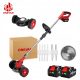  Cordless trimmer 380 W for grass, 20 V, 3 Ah, telescopic battery