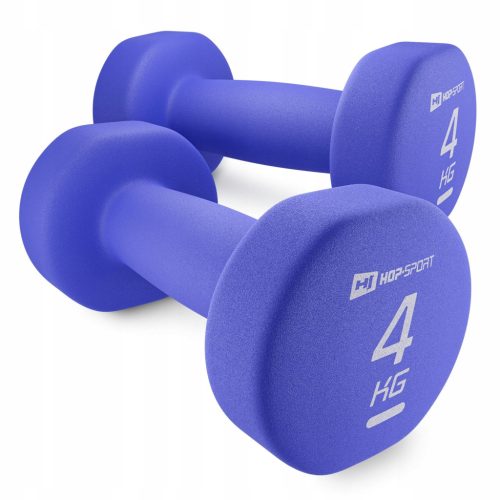  Hop-Sport neoprene dumbbells 2x 4 kg 2 pcs.