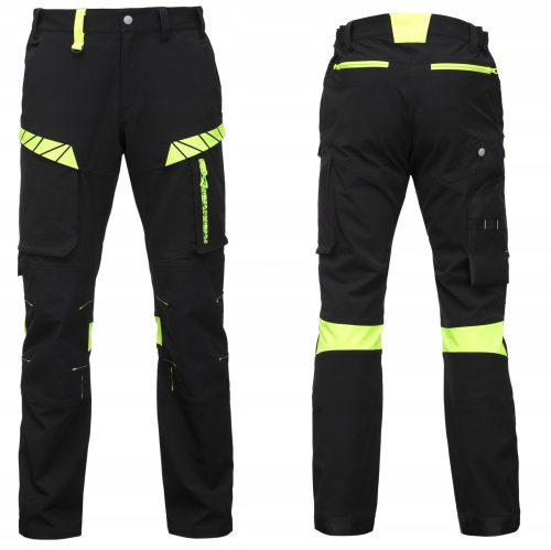 Elastic work trousers SUPER STRONG, durable, protective 4-WAY STRETCH