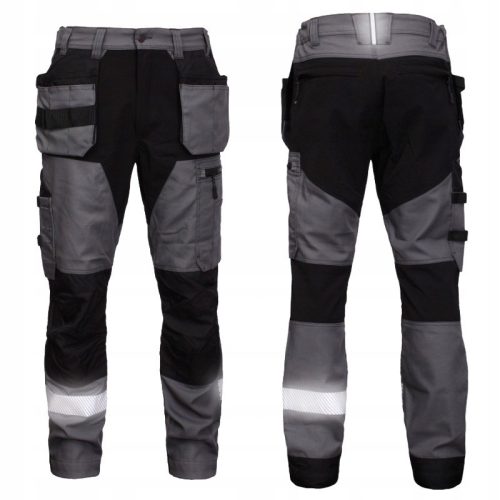 Elastic work trousers SUPER STRONG, durable, protective 4-WAY STRETCH ULTRA!