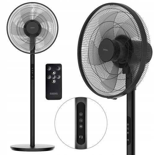  EBERG HYG ventilateur de sol noir