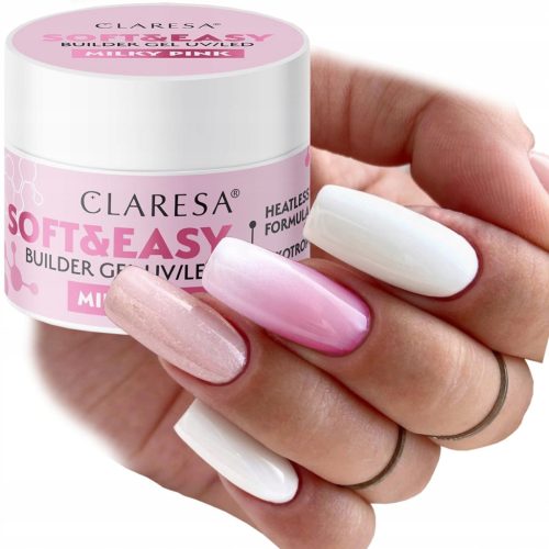  CLARESA SOFT & EASY BUILDING GEL WITH TIXOTROPY COLOR CHOICE 12 g