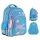  Kite school backpack with multiple compartments blue tones 15 years