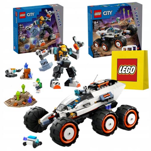  LEGO City 60431 Space Rover and Exploration of Life in Space + 2 more products