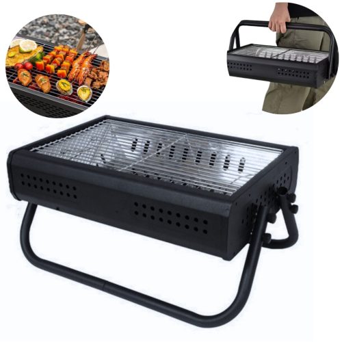  GARDEN TOURIST CHARCOAL GRILL LARGE GRID WITH CARRYING HANDLE