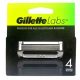  Gillette Labs razor cartridges 4 pcs.