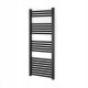  Warmtec 550 W water bathroom radiator 450 x 1150 mm black