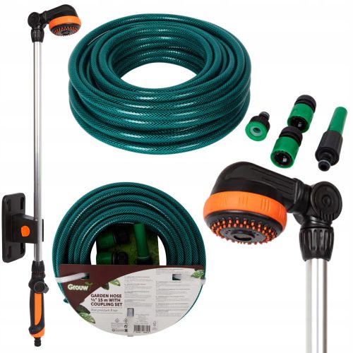  Garden Shower Sprinkler 2in1 + Garden Hose 15 m