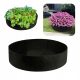  Flowerpot 90 cm x 90 x 30 cm diameter 90 cm cleaned geotextile black