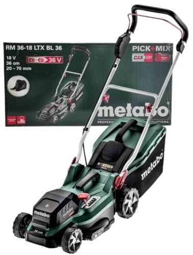 Metabo cordless lawn mower 36 cm