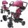  TRICYCLE 360 ROTATING FREE WHEEL 5-POINT SEAT BELTS TRUMPET BASKET
