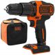  Black+Decker screwdriver, battery-operated 18 V BDCHD18-QW