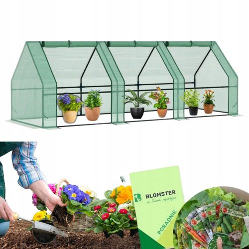  Mini greenhouse 270 cm x 95 cm made of polyethylene