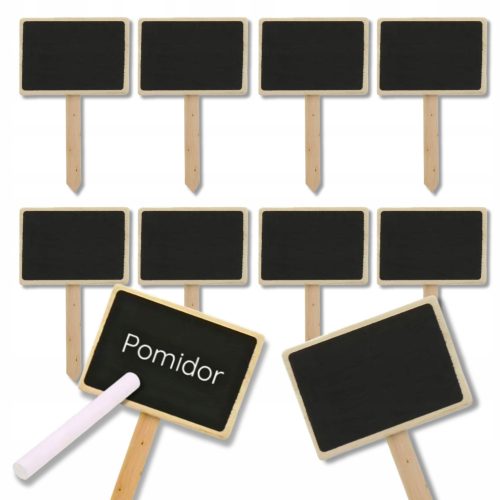  10× Black standing board 50 x 7 cm 1 pc. + MemoBe chalk 1 pc.