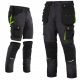 WORK PANTS 2 IN 1 ZEUS SHORT SHORTS GREY RIP STOP CARGO PANTS 52