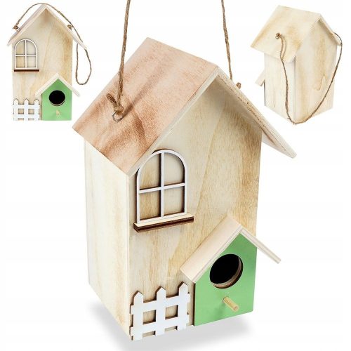  Nesting box for birds, wooden garden nesting house for a tree