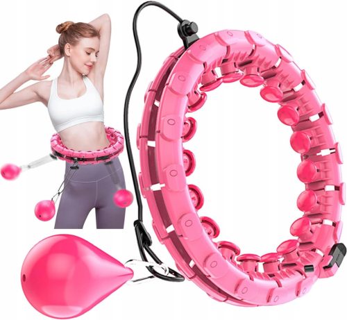  Hula hoop with studs Nela-Styl 50 cm pink