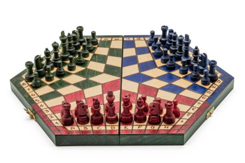  Chess for three players, small three-color chess for three Żurek chess