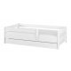  SIMPLE BABY BOO children's bed 160x80 + drawer + mattress WHITE SMOOTH