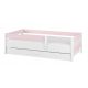  SIMPLE BABY BOO children's bed 160x80 drawer mattress WHITE SMOOTH PINK