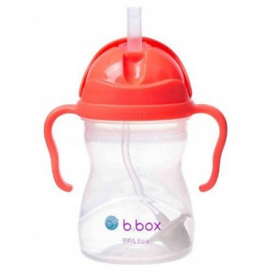  Cup with straw b.box 240 ml red BB00510