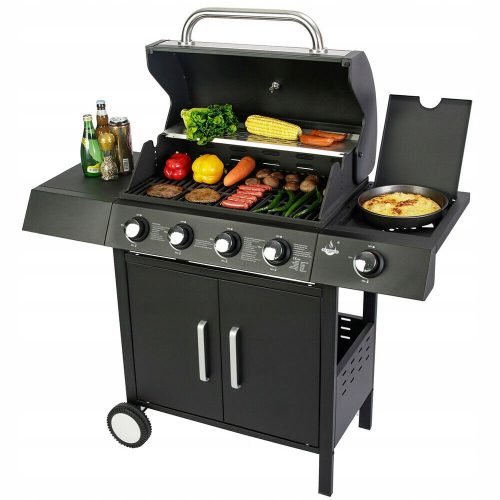  GAS GRILL EL FUEGO SAN ANGELO 4+1 CAST IRON GRID 13.7kW + REDUCER!