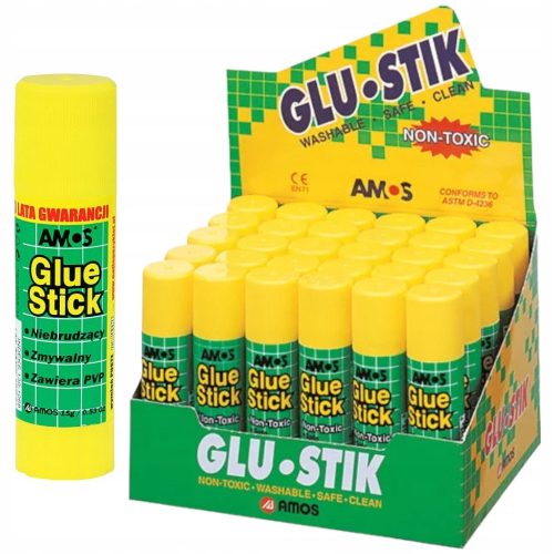  AMOS School Office GLUE STICK Set 30 pcs. 8g glue stick