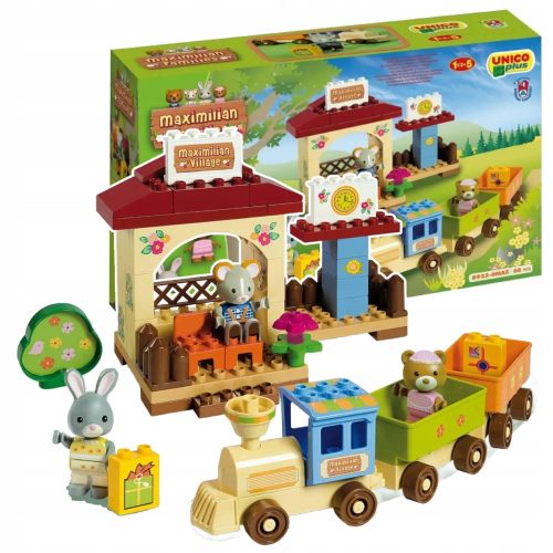  Family Forest Train UNICO 68 pieces