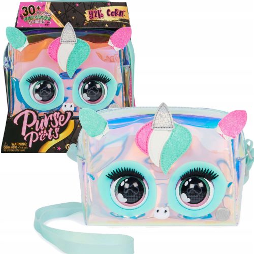  WALLET PETS DOG Y2K CORN INTERACTIVE BAG WITH FLASHING EYES 4+