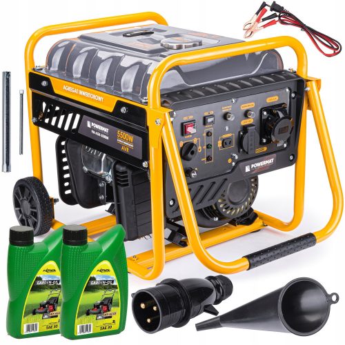 Portable single-phase generator Powermat 5500 W petrol