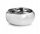  Polnix flowerpot 24 cm x 24 x 10 cm diameter 24 cm ceramic in the colors grey and silver