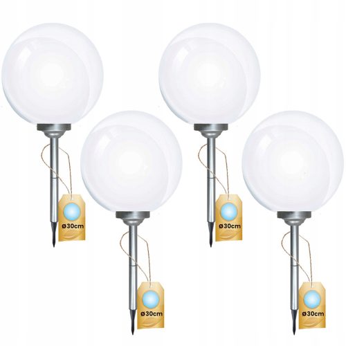  NNLED solar lamp, white, 71 cm, 4 pieces