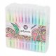  Gel pens, large set with 48 colorful pieces