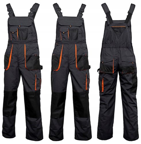  STRONG OVERALLS CLASSIC ORANGE REINFORCED OXFORD600