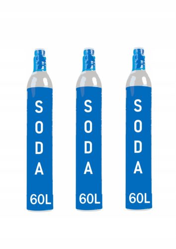 Soda gas 425g for bottle, CO2 BIO cartridge