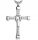  Necklace CROSS VIN DIESEL TORETTO18K STEEL SILVER