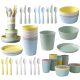  TABLEWARE CHILDREN'S TABLEWARE PLASTIC CUTLERY BOWL PLATE CUPS