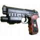  AIRSOFT spring gun for plastic balls, flashlight, laser, P-779B, 18+