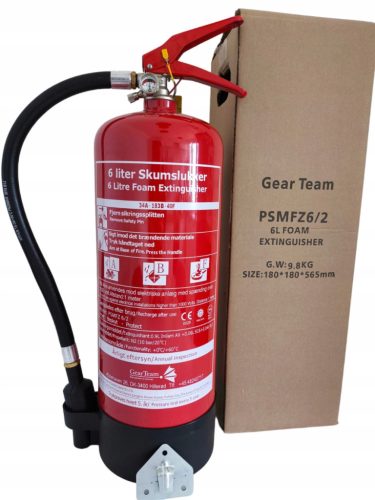  AB portable foam fire extinguisher 6 L