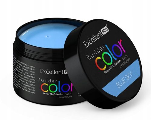  EXCELLENT PRO BUILDER GEL COLOURED BUILDING GEL BLUE SKY 30g