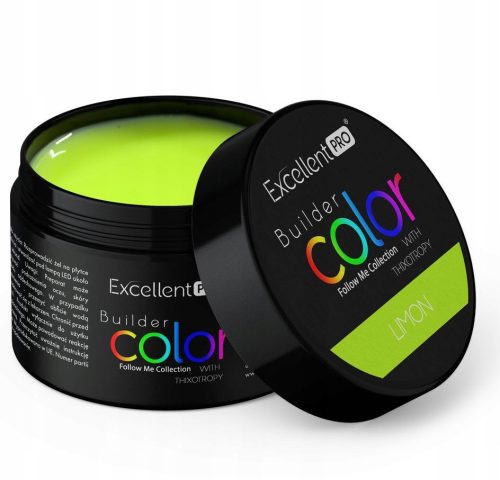  EXCELLENT PRO BUILDER GEL COLOURED BUILDING GEL LIME LIME 15 g