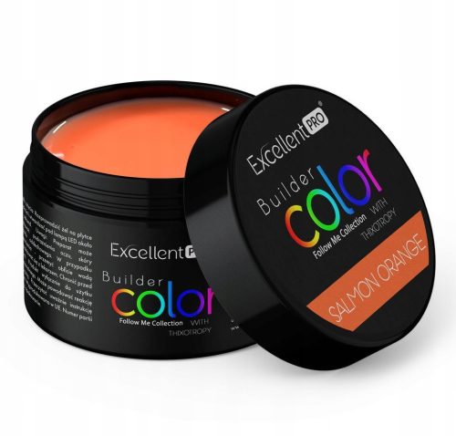  EXCELLENT PRO BUILDER GEL COLOURED BUILDING GEL SALMON ORANGE 15 g