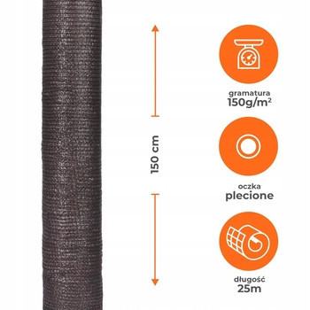 Couverture Deco Basic 1,5x25 m PEHD marron