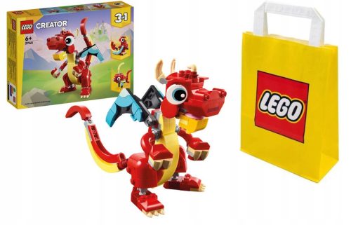  LEGO Creator 3 in 1 31145 Red Dragon + Paper Bag LEGO 6315786 yellow 24x8x18 cm